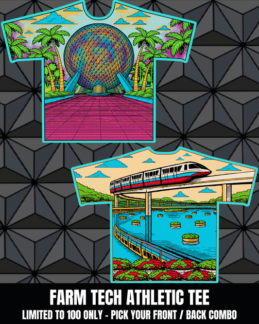 FARM TECH: Experimental Prototype Farm of Tomorrow (PREORDER ATHLETIC TEE)
